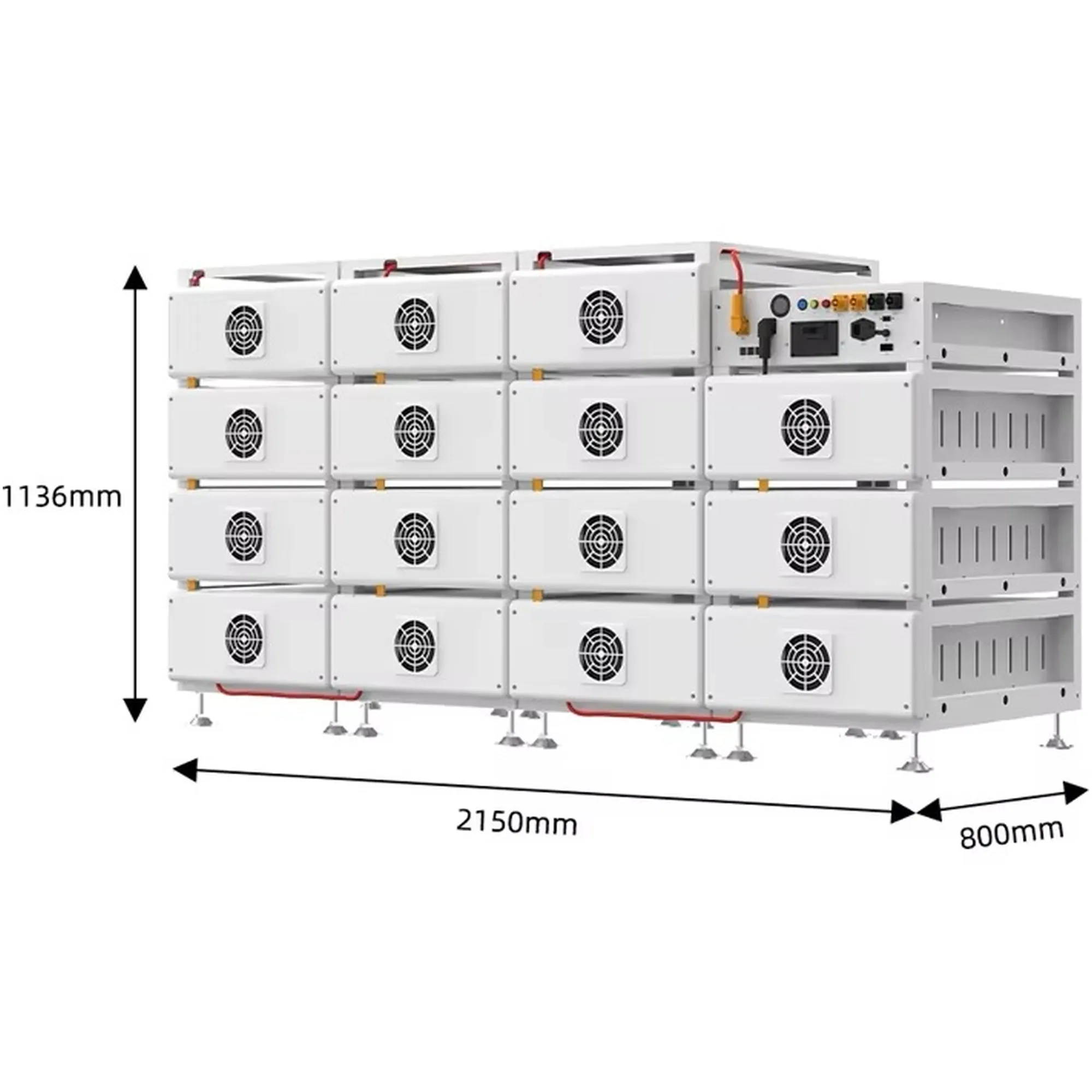 Купити Стійка для 15 батарей DEYE BOS-B RACK-BOS-B (RACK/BOS-B-PDU-2) - фото 3