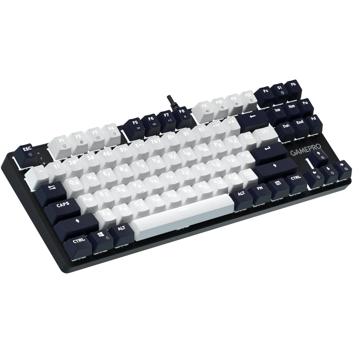 Купить Клавиатура GamePro Genesis Metallic MK110B Outemu Red Switch UA Black (MK110B) - фото 2