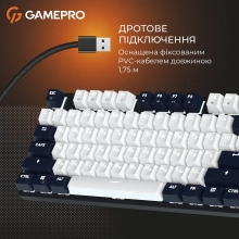 Купить Клавиатура GamePro Genesis Metallic MK110B Outemu Red Switch UA Black (MK110B) - фото 9