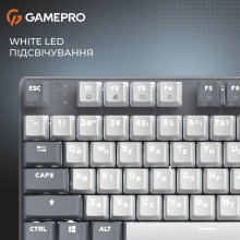 Купить Клавиатура GamePro Genesis Metallic MK110G Outemu Red Switch UA Gray (MK110G) - фото 8