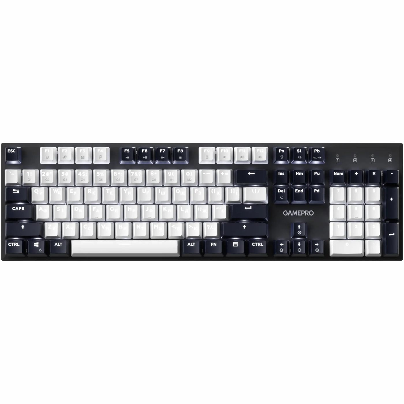 Купить Клавиатура GamePro Genesis Metallic MK144B Outemu Red Switch UA Black (MK144B) - фото 2