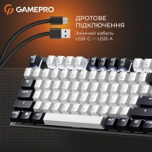 Купить Клавиатура GamePro Genesis Metallic MK144B Outemu Red Switch UA Black (MK144B) - фото 7