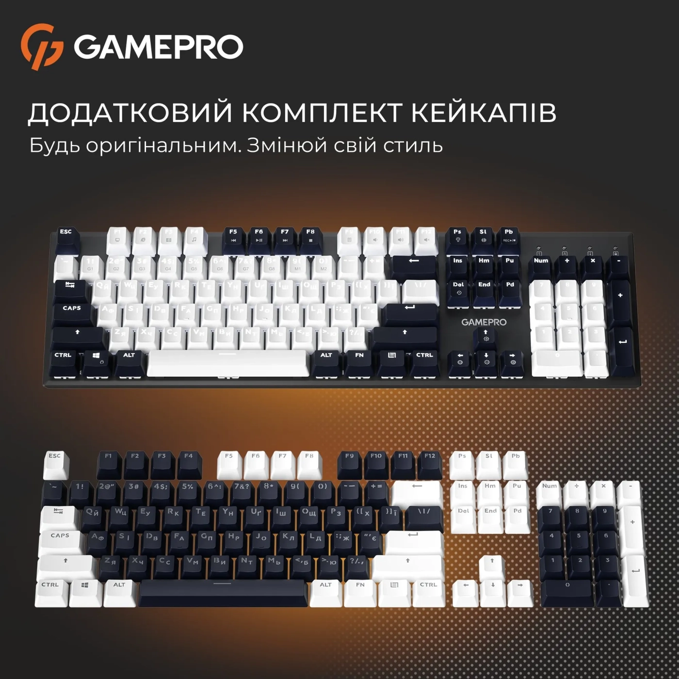 Купить Клавиатура GamePro Genesis Metallic MK144B Outemu Red Switch UA Black (MK144B) - фото 8