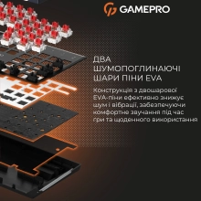 Купить Клавиатура GamePro Genesis Metallic MK144B Outemu Red Switch UA Black (MK144B) - фото 14