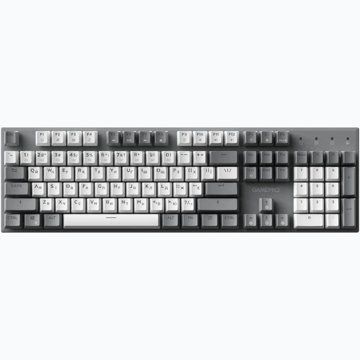 Купить Клавиатура GamePro Genesis Metallic MK144G Outemu Red Switch UA Gray (MK144G) - фото 1