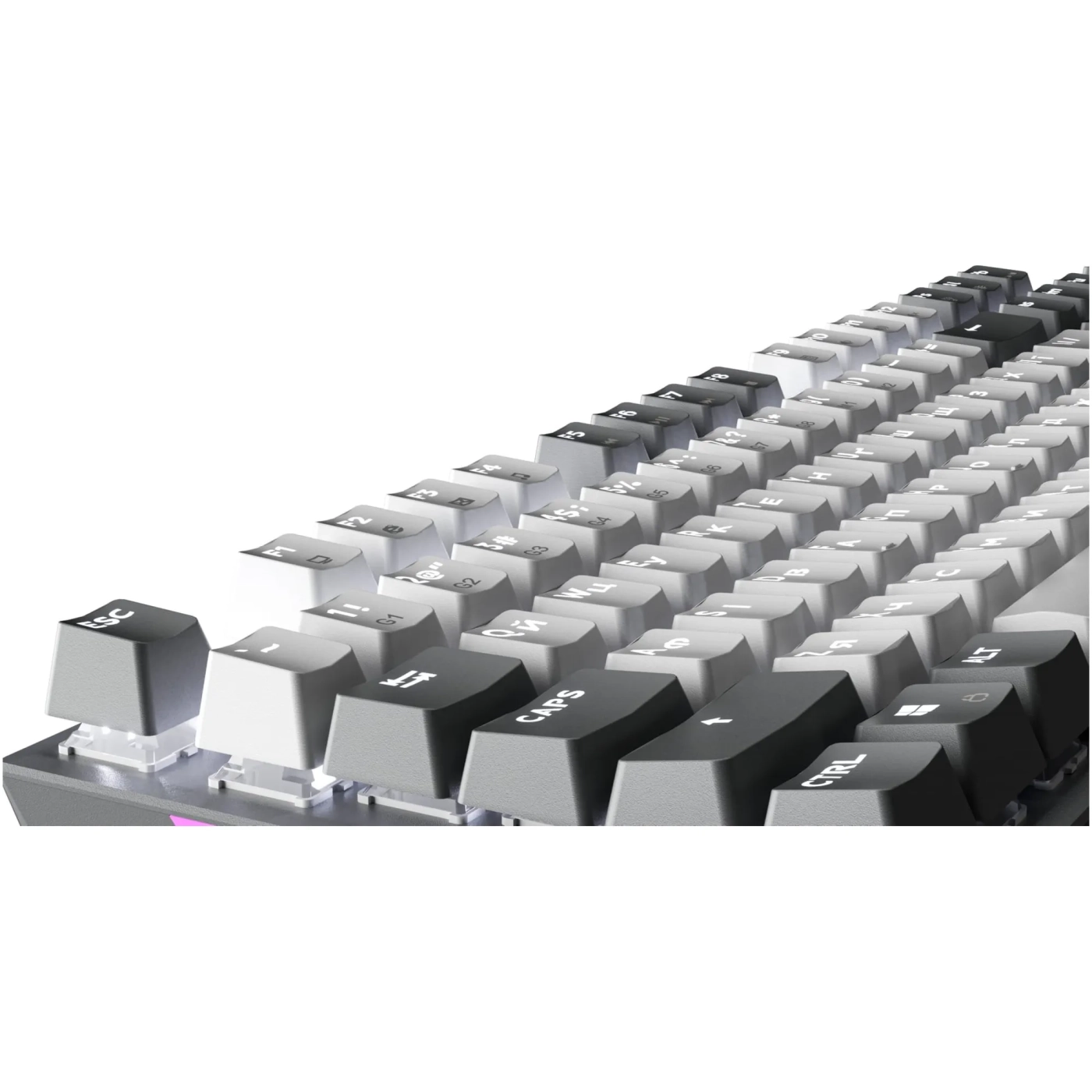 Купить Клавиатура GamePro Genesis Metallic MK144G Outemu Red Switch UA Gray (MK144G) - фото 6