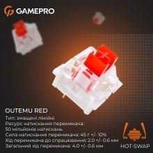 Купить Клавиатура GamePro Genesis Metallic MK144G Outemu Red Switch UA Gray (MK144G) - фото 11