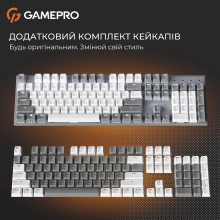 Купить Клавиатура GamePro Genesis Metallic MK144G Outemu Red Switch UA Gray (MK144G) - фото 13