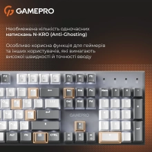 Купить Клавиатура GamePro Genesis Metallic MK144G Outemu Red Switch UA Gray (MK144G) - фото 14