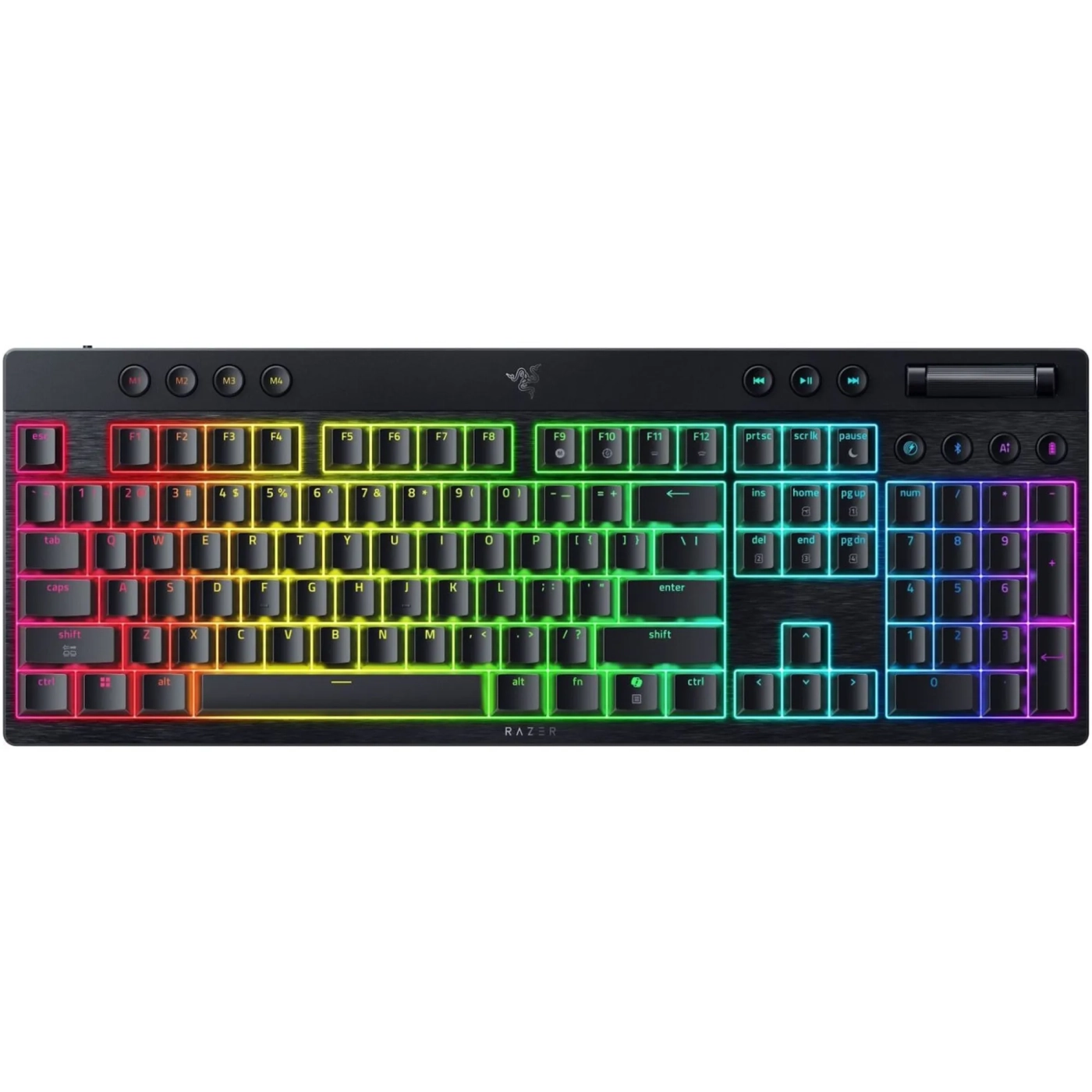 Купить Клавиатура RAZER BlackWidow V4 Low-Profile Green Switch (RZ03-05270100-R3M1) - фото 1