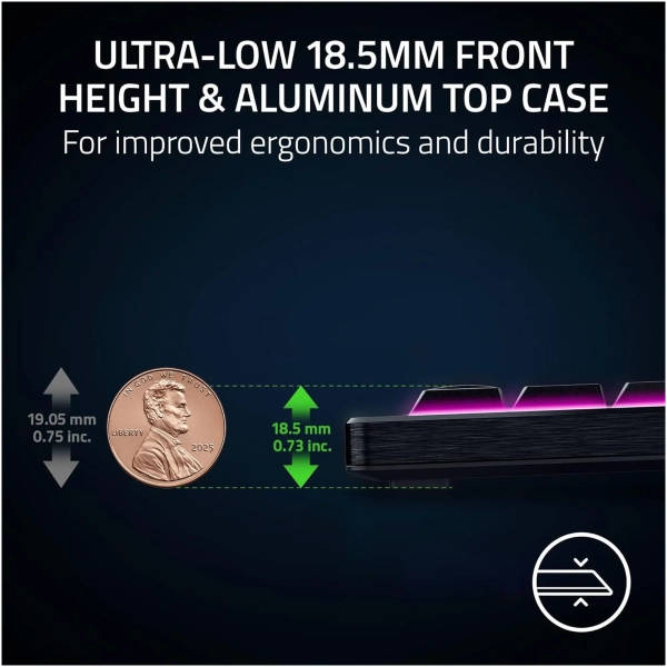 Купить Клавиатура RAZER BlackWidow V4 Low-Profile TKL Orange Switch (RZ03-05450700-R3M1) - фото 6