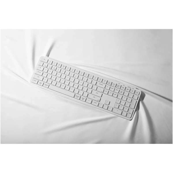 Купить Клавиатура Keychron B6 Pro USB/WL/BT Ivory White (B6P-K8-UA) - фото 4