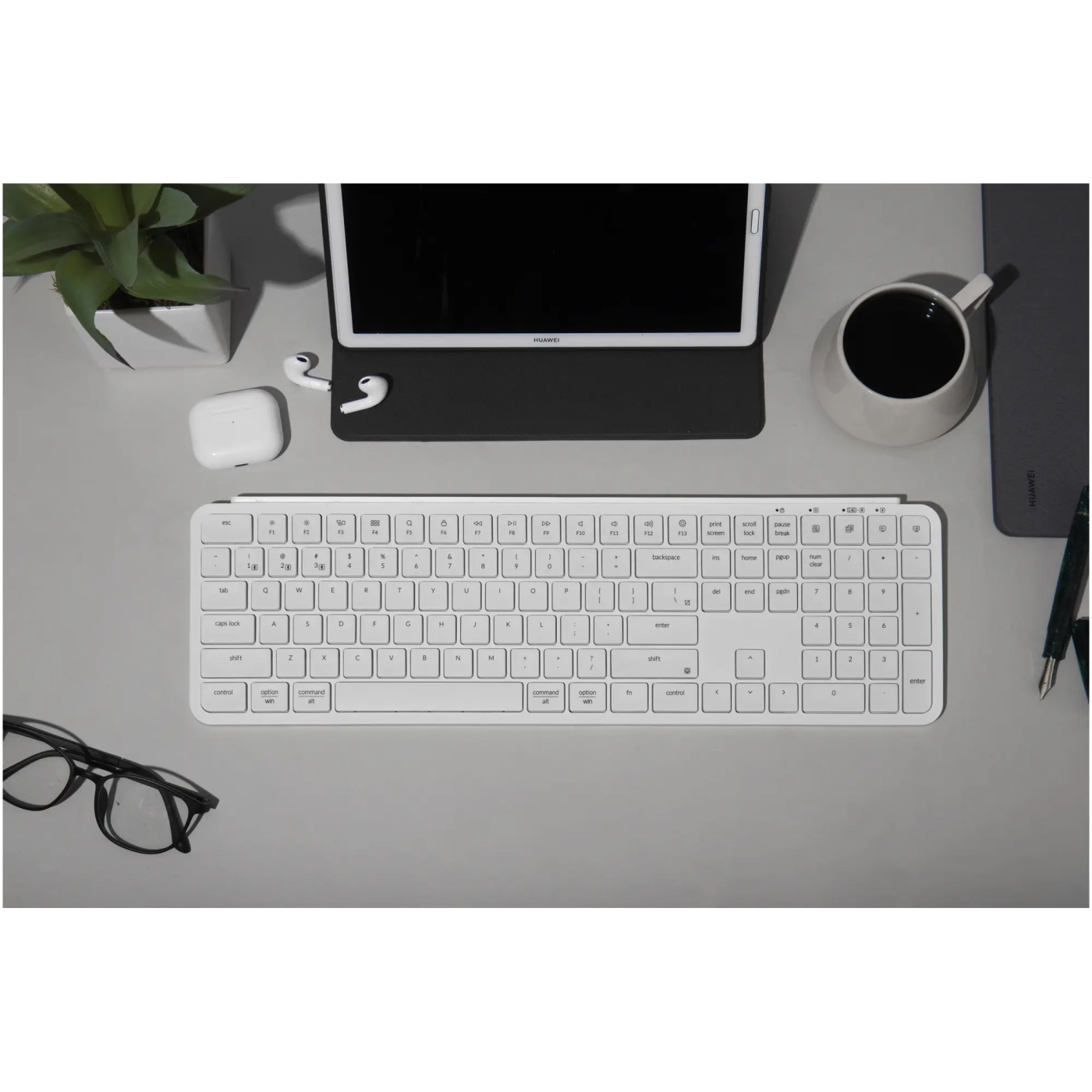 Купить Клавиатура Keychron B6 Pro USB/WL/BT Ivory White (B6P-K8-UA) - фото 5