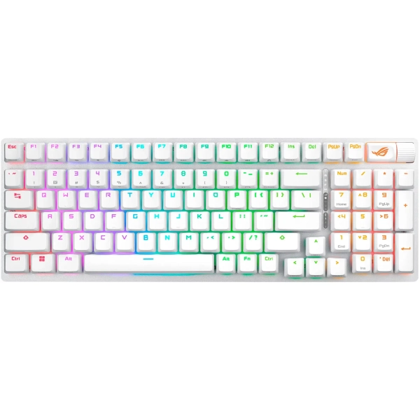 Купити Клавіатура ASUS ROG Strix Scope II 96 Wireless EN PBT (90MP037A-BKUA30) - фото 5