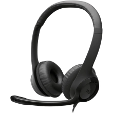 Купити Навушники Logitech H390 USB-C Computer Headset Midnight Black (981-001576) - фото 1