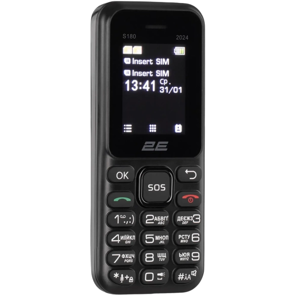 Купить Мобильный телефон 2E S180 2024 Black (694743653885) - фото 3