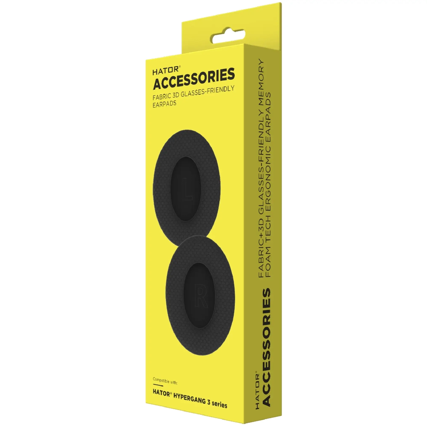 Купити Амбушюр для навушників Hator Hypergang 3 ESH series, Black 2 шт. (ACC-409) - фото 3