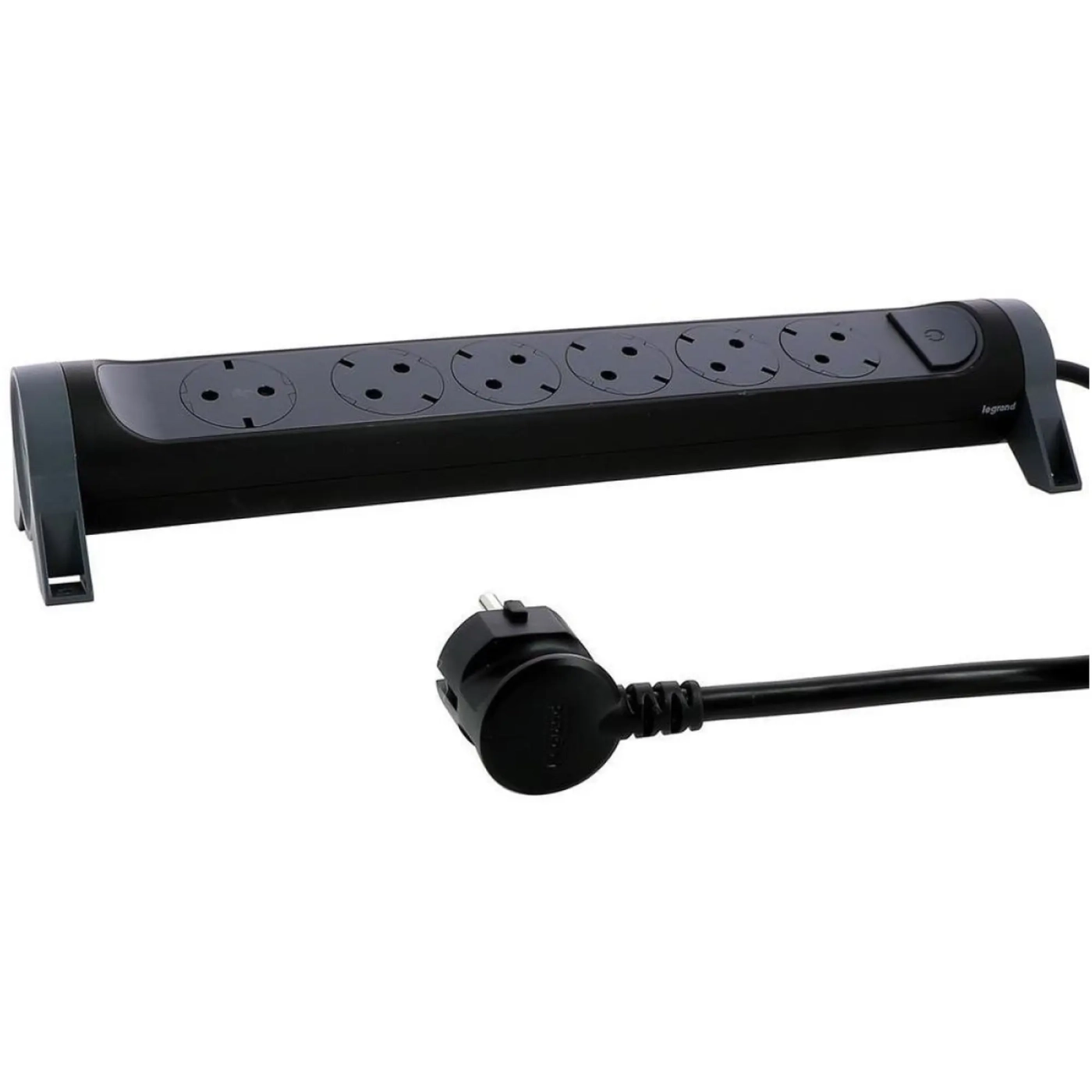 Купить Удлинитель сетевой Legrand Премиум 6х2К+С розеток 16 А 3 м Черный (694540) - фото 1