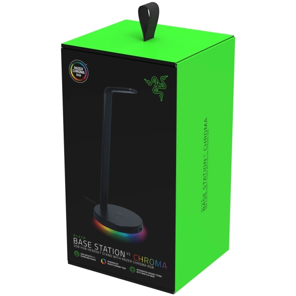 Купити Підставка для навушників Razer Base Station V2 Chroma Black (RC21-01510100-R3M1) - фото 6