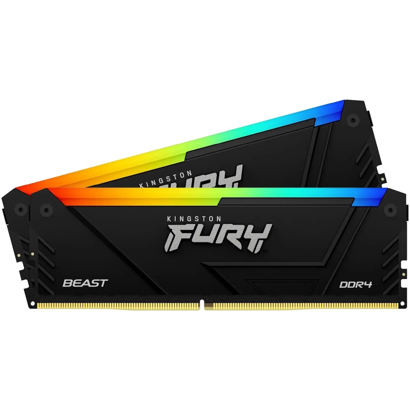 Купити Модуль пам`яті Kingston Fury Beast RGB DDR4-3200 32GB (2x16GB) (KF432C16BB12AK2/32WP) - фото 1