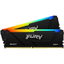 Купити Модуль пам`яті Kingston Fury Beast RGB DDR4-3200 32GB (2x16GB) (KF432C16BB12AK2/32WP) - фото 1