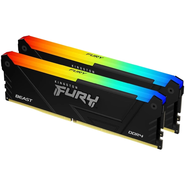 Купити Модуль пам`яті Kingston Fury Beast RGB DDR4-3200 32GB (2x16GB) (KF432C16BB12AK2/32WP) - фото 2