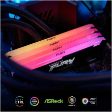 Купити Модуль пам'яті Kingston Fury Beast RGB Black DDR4-3200 16GB (KF432C16BB12A/16WP) - фото 8