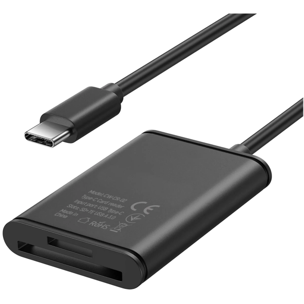 Купити Кардрідер ColorWay USB-C to USB 3.0/SD/MicroSD (CW-CR-02) - фото 2