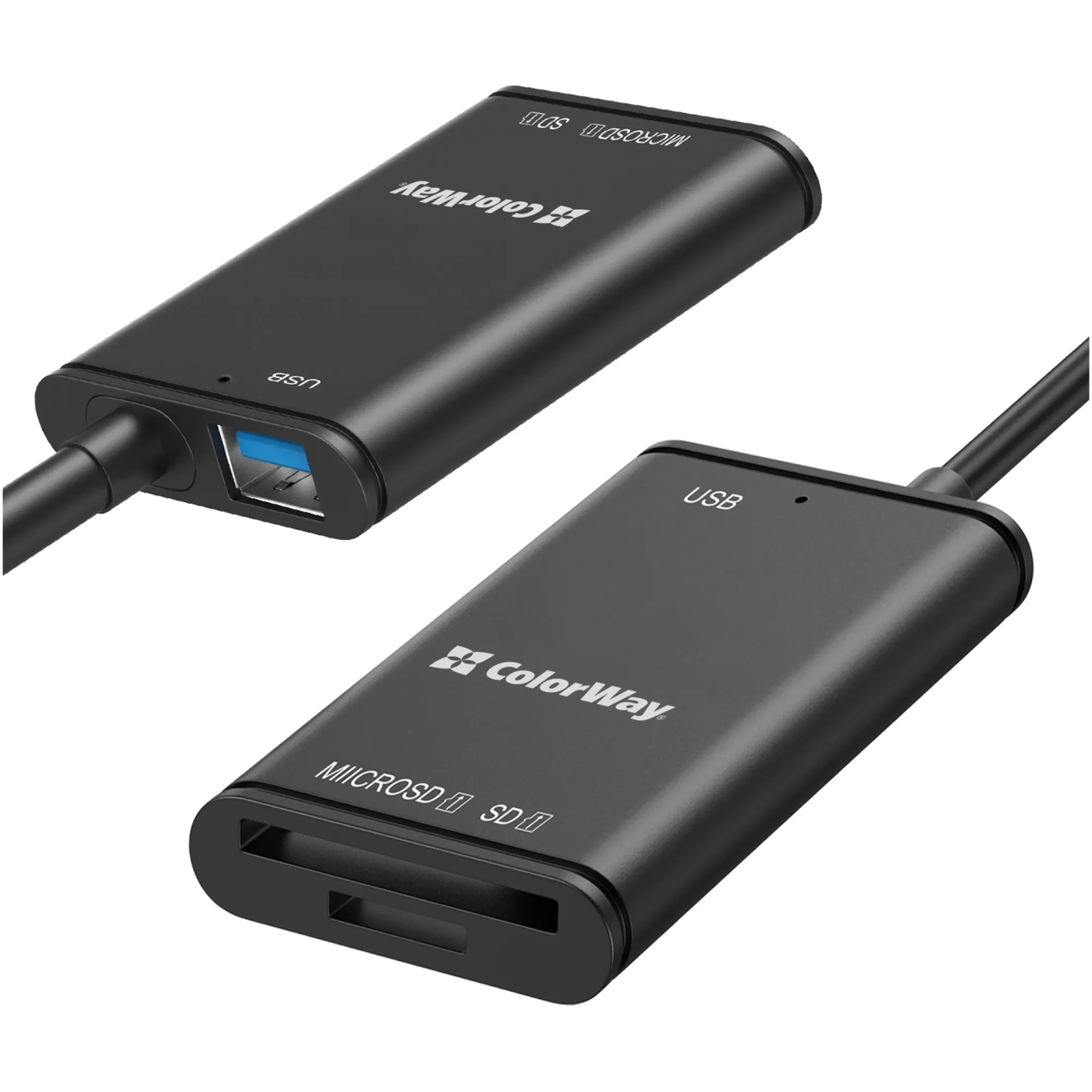 Купити Кардрідер ColorWay USB-C to USB 3.0/SD/MicroSD (CW-CR-02) - фото 3