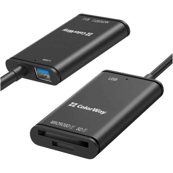 Купити Кардрідер ColorWay USB-C to USB 3.0/SD/MicroSD (CW-CR-02) - фото 3