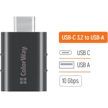 Купити Адаптер Colorway USB-A to USB-C 3.2 (CW-AD-AC3) - фото 4