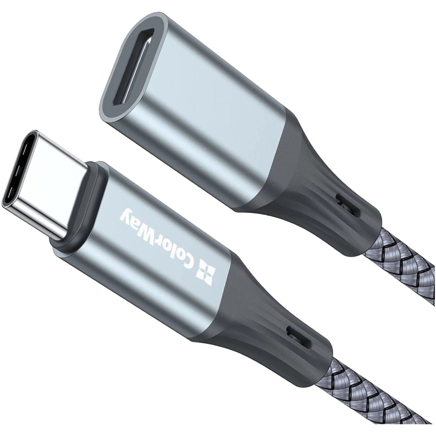 Купити Адаптер ColorWay USB-C To Lightning 17.5 см Grey (CW-AD-CL) - фото 1