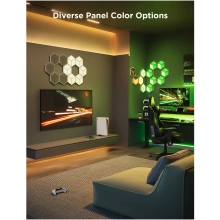 Купить Набор настенных светильников Govee H606A Glide Hexagon Light, 7, RGBIC, WI-FI/Bluetooth Белый (H606AC81) - фото 6