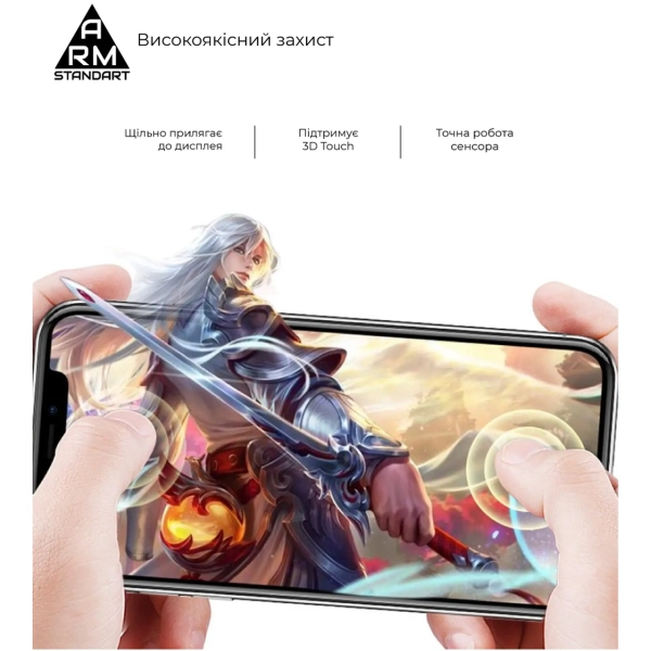 Купити Гідрогелева плівка ArmorStandart Full Glue Curved для Xiaomi 12 Pro 5G Black (ARM60931) - фото 3