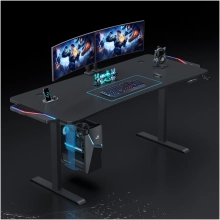 Купити Тримач для системного блоку Anda Seat Desk PC Holder Black (ZJJ-01-B) - фото 9