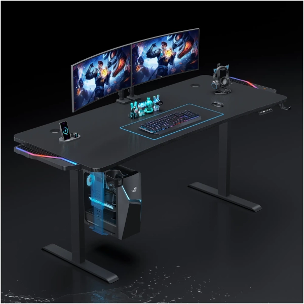 Купити Тримач для системного блоку Anda Seat Desk PC Holder Black (ZJJ-01-B) - фото 9