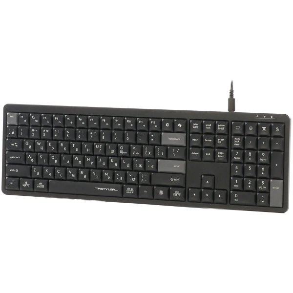 Купити Клавіатура A4Tech Fstyler FX55 Black - фото 3