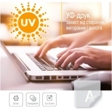 Купити Наліпки на клавіатуру СolorWaу прозора, біла (СW-NW) - фото 5