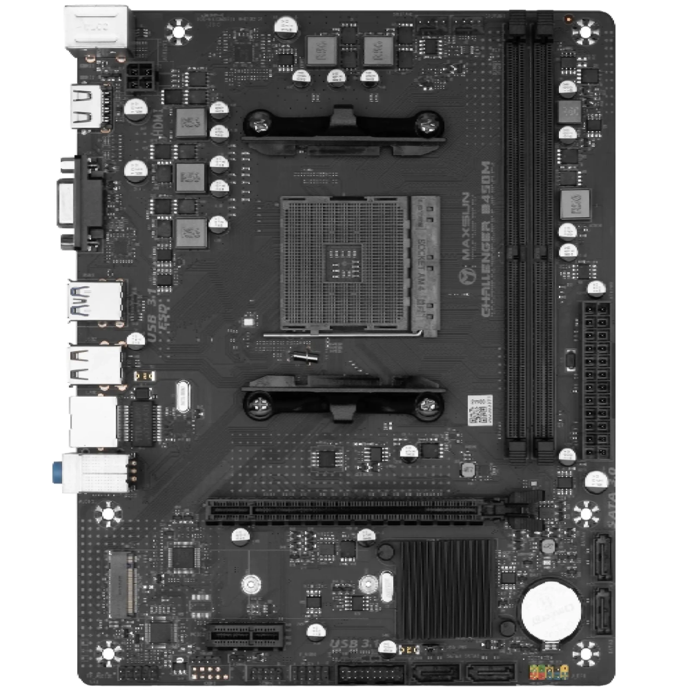 Купить Материнская плата Maxsun MS-Challenger B450M - фото 1