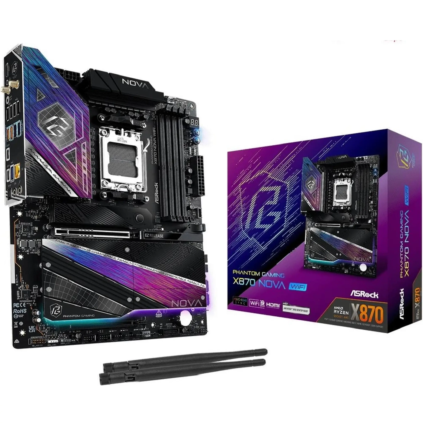 Купить Материнская плата ASRock X870 NOVA WIFI - фото 7