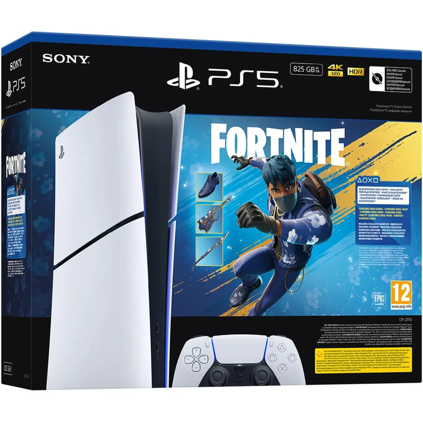 Купити Ігрова приставка Sony PlayStation 5 Slim Digital Edition Fortnite Flowering Chaos Bundle (1000049851) - фото 4