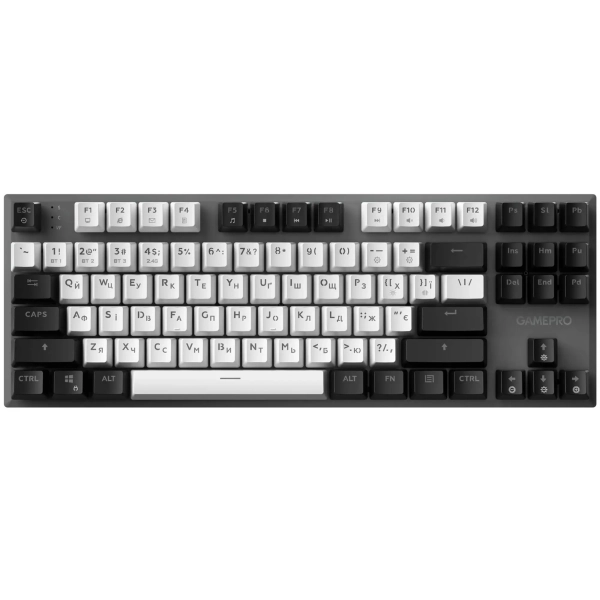 Купити Клавіатура GamePro Genesis Joker Pro MK124G Pro Outemu Red Switch Wireless/Bluetooth/USB UA Gray (MK124G Pro) - фото 2