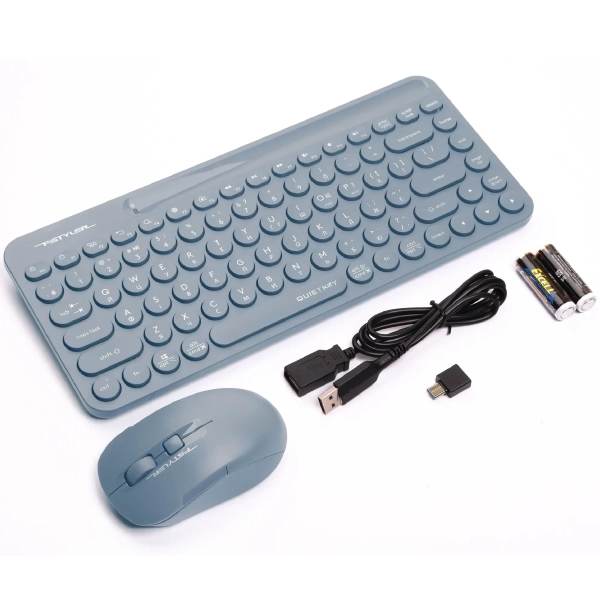 Купити Комплект клавіатура та мишка A4Tech FG3200 Air2 Wireless Blue - фото 4