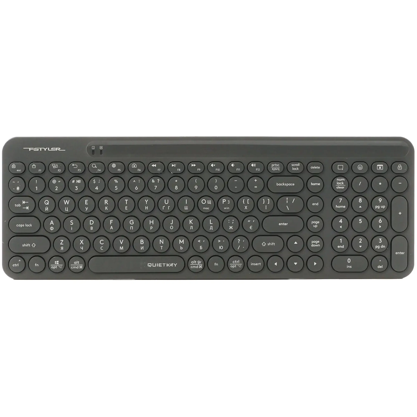 Купить Комплект клавиатура и мышь A4Tech FG3300 Air2 USB UA Grey - фото 4