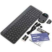 Купить Комплект клавиатура и мышь A4Tech FG3300 Air2 USB UA Grey - фото 8