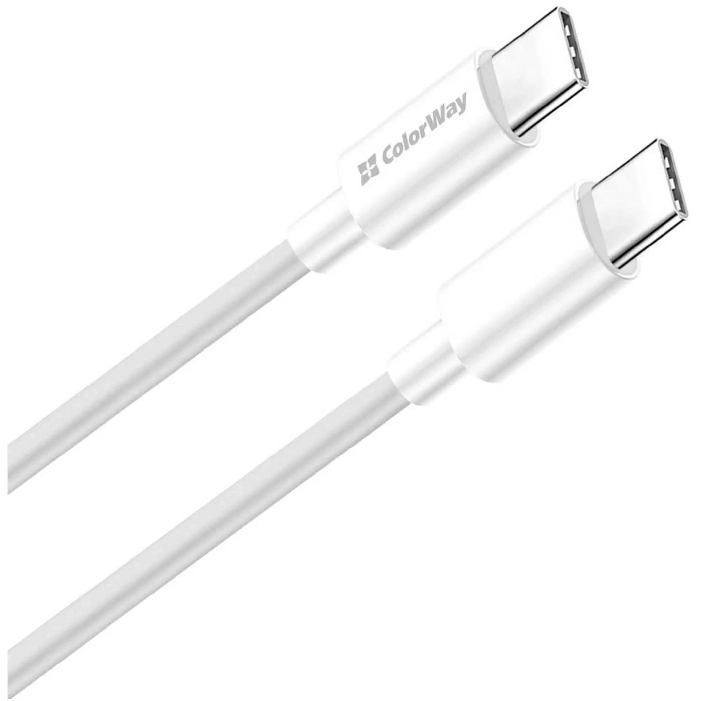 Купить Кабель Colorway USB-C - USB-C 5.0А 1 м White (CW-CBPDCC058-WT) - фото 1