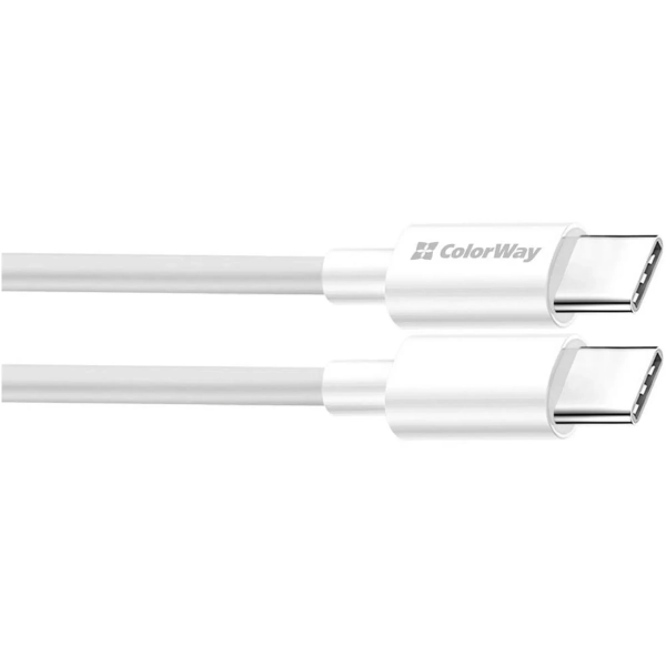 Купить Кабель Colorway USB-C - USB-C 5.0А 1 м White (CW-CBPDCC058-WT) - фото 5