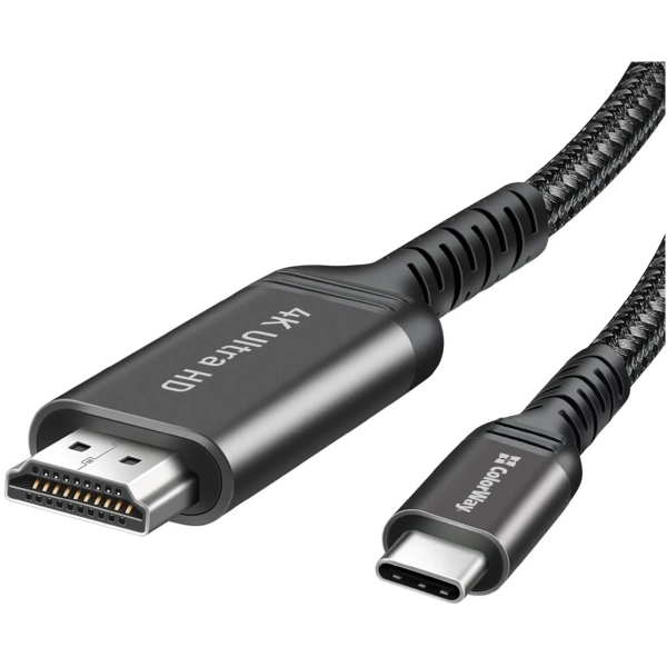 Купити Кабель ColorWay USB-C to HDMI 2 м Black (CW-CBCHD077-BK) - фото 3