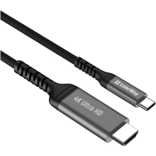 Купити Кабель ColorWay USB-C to HDMI 2 м Black (CW-CBCHD077-BK) - фото 4