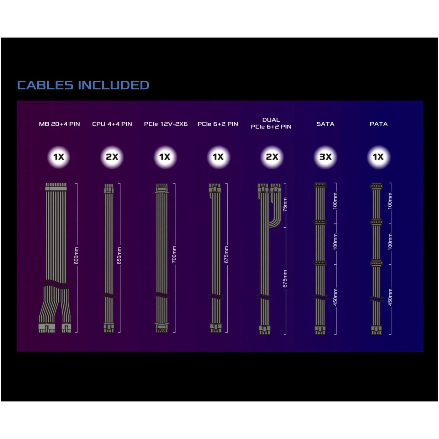 Купить Блок питания ASRock Phantom Gaming 1000W (PG-1000G) - фото 7